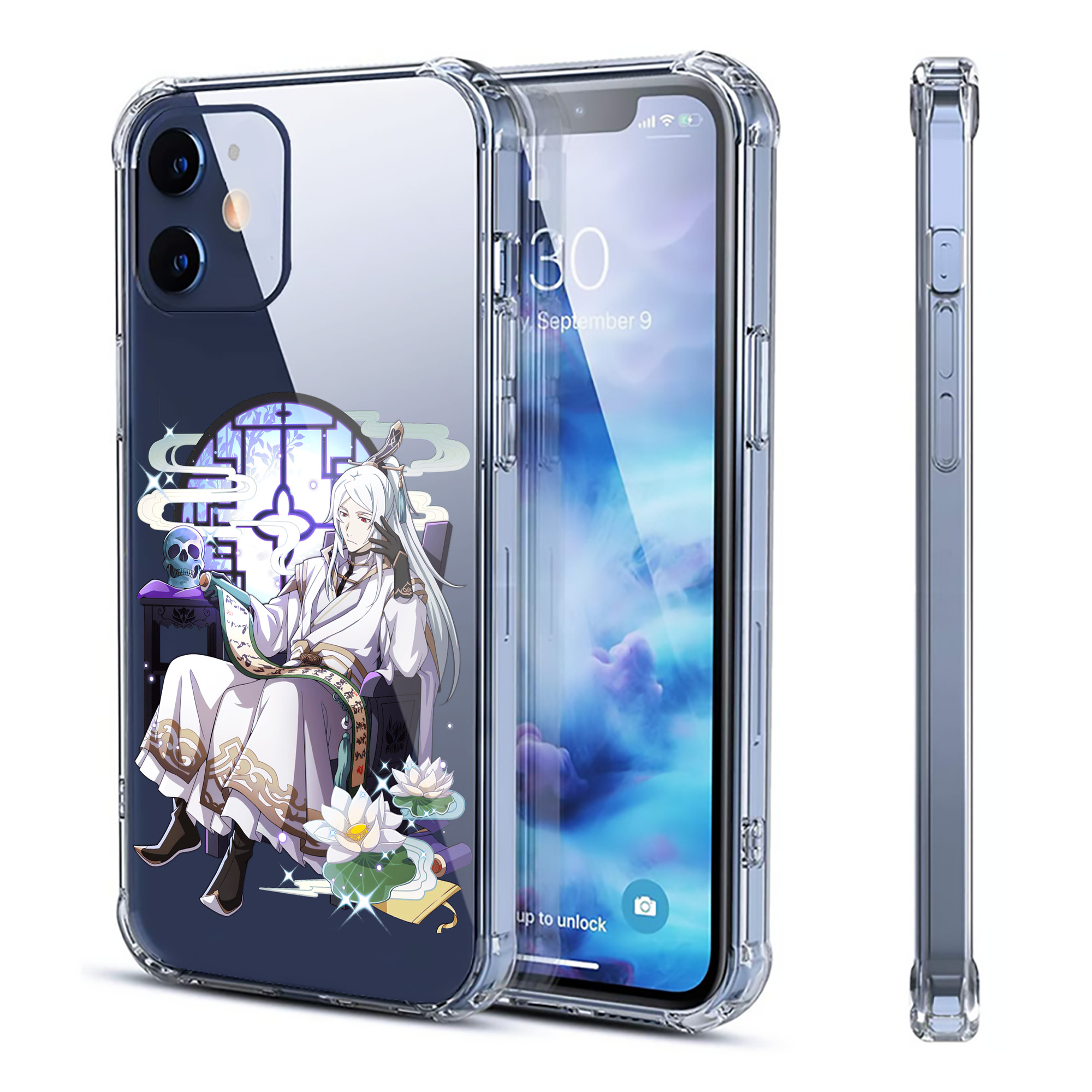 （画像用） 文豪ストレイドッグス Bungo Stray Dogs 【iPhone 12シリーズ対応】透明スマホケース（クリアソフトケース）